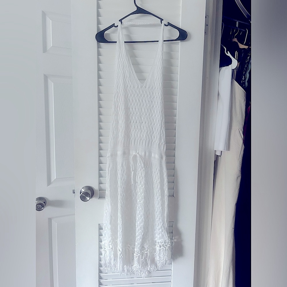 Crochet beach cover up